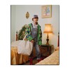 Multicolor Raccoon Cardigan, Green - Sweaters - 3