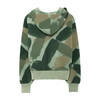 Camouflage Zip-Up Seahorse Hoodie, Green - Sweatshirts - 2