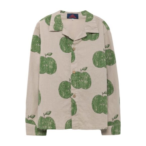 Scorpion Shirt, Beige Apples - Shirts - 1