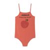 Fish Swimsuit, Red Peach - One Pieces - 1 - thumbnail