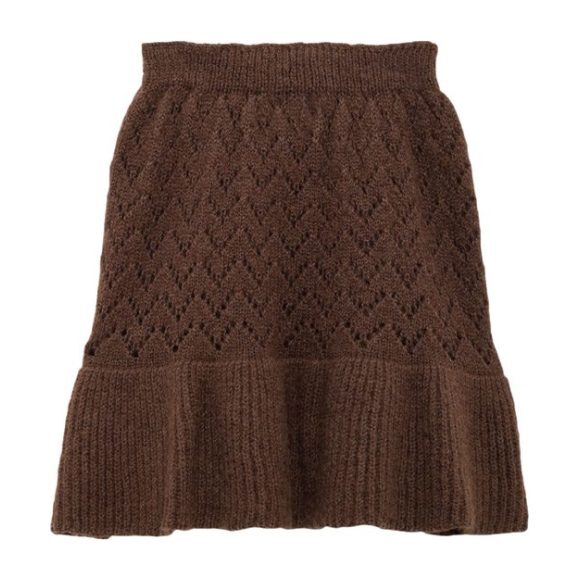 Lynx Skirt, Deep Brown - Skirts - 2
