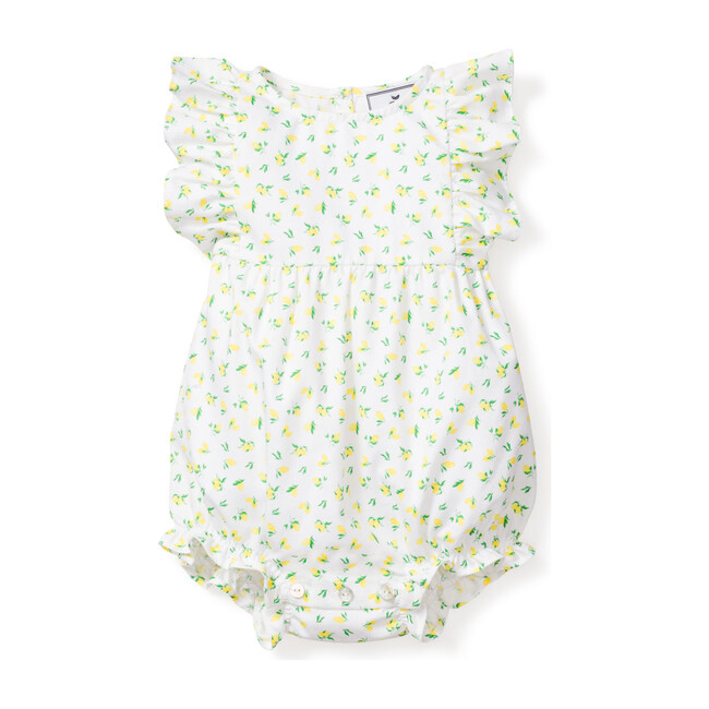 Infant Ruffled Romper, Citron