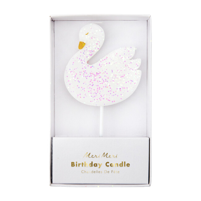 Large Swan Candle