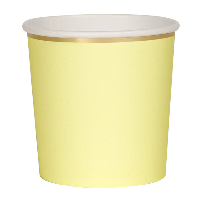 Pale Yellow Tumbler Cups