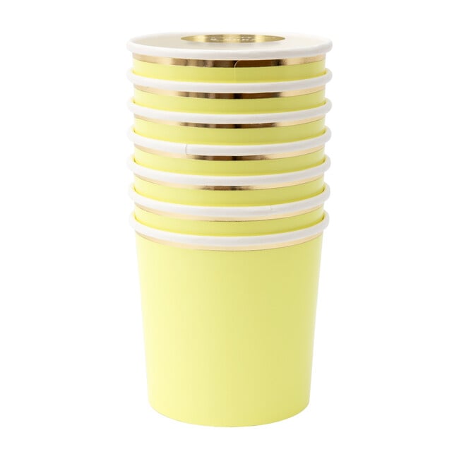 Pale Yellow Tumbler Cups