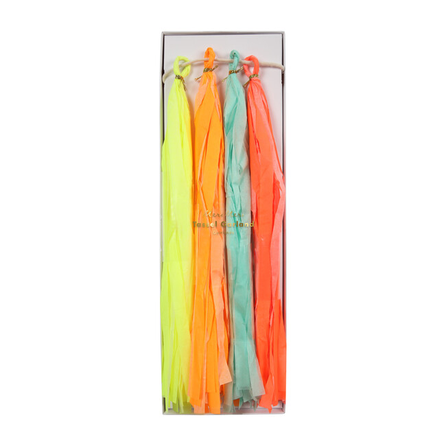 Neon Tassel Garland