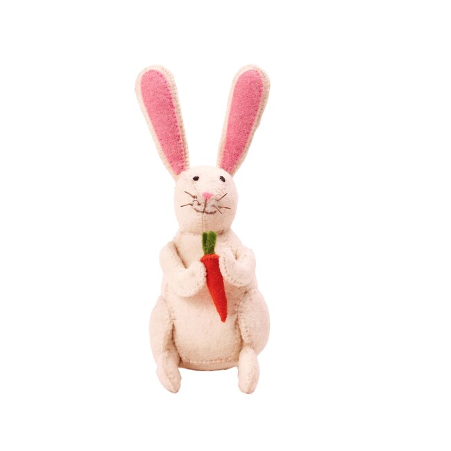 Easter Bunny in Hand Felted Wool