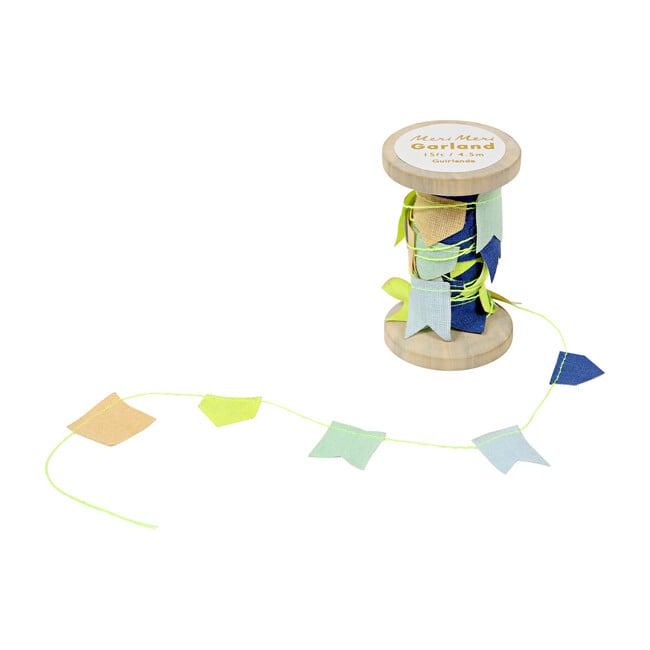 Blue Garland On A Spool