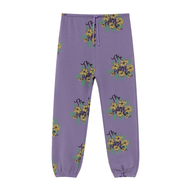 Dromedary Trousers, Purple Flowers
