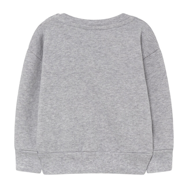 Bear Baby Sweatshirt, Grey Flowers