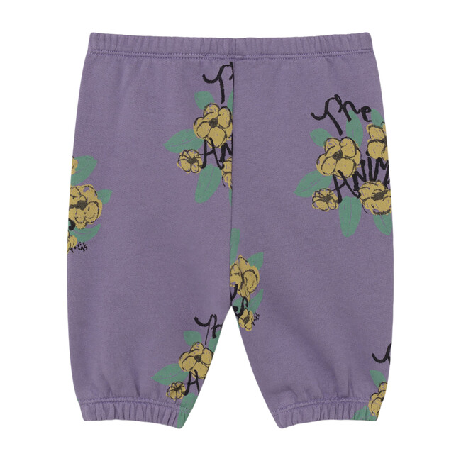 Dromedary Baby Trousers, Purple Flowers
