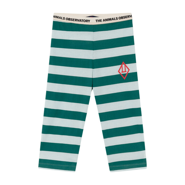 Eagle Leggings, Blue Stripes