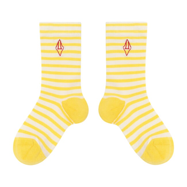Snail Socks, Yellow Logo