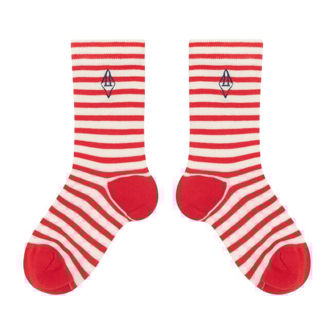 Snail Socks, Red Logo
