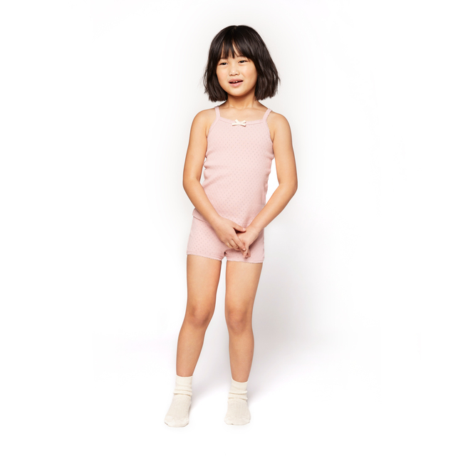 Ava Pointelle Set, Dusty Mauve