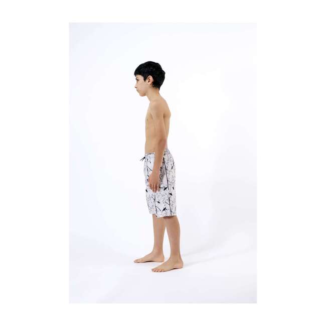 Simão Swim Shorts, White Galaxy - Swim Trunks - 3
