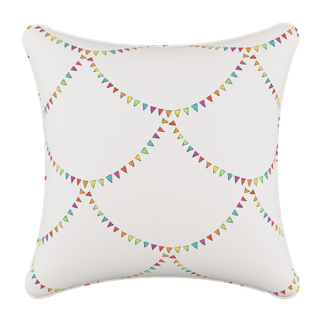 Pillow, Bunting Scallop Multi