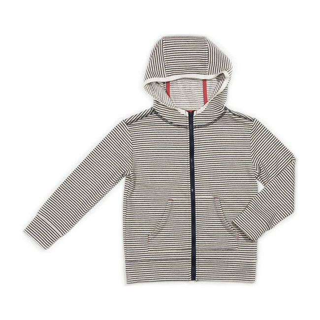 Finn Hoodie, Blue Stripe