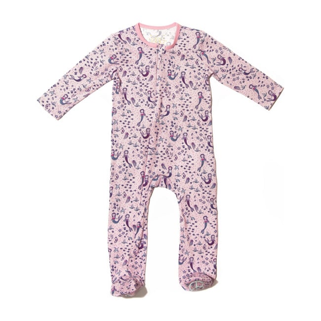Classic Zipper Footie, Lilac