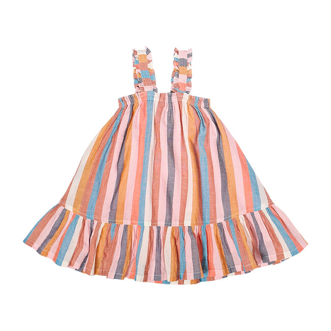 Emma Dress, Multi Stripe