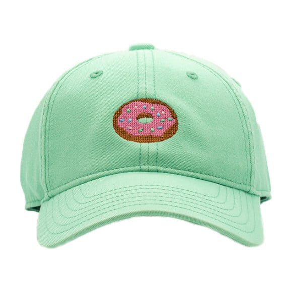 Donut Baseball Hat, Keys Green