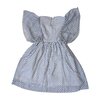 Renee Dress, White Blue Flower Prints - Dresses - 2