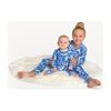 Unisex Blue Tie-Dye Pajamas, Blue - Pajamas - 4