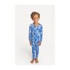 Unisex Blue Tie-Dye Pajamas, Blue - Pajamas - 5