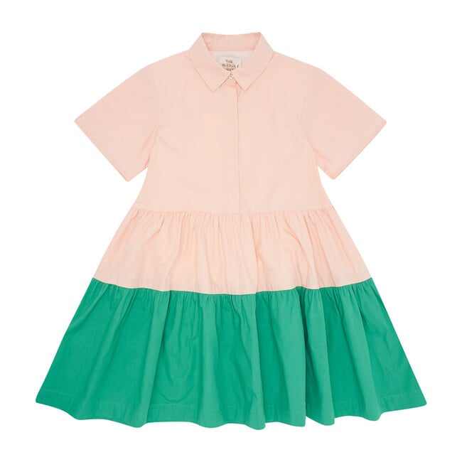 Too Clever By Half Dress, Sticking Plaster & Menthol - Dresses - 1