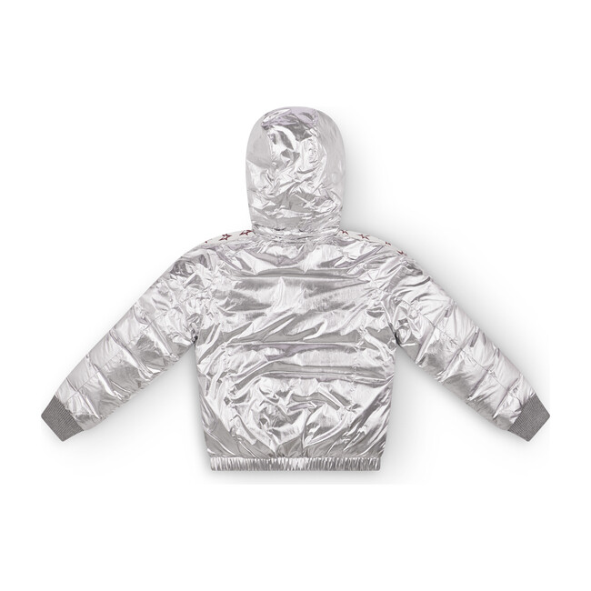 Kids Star Jacket, Silver Foil