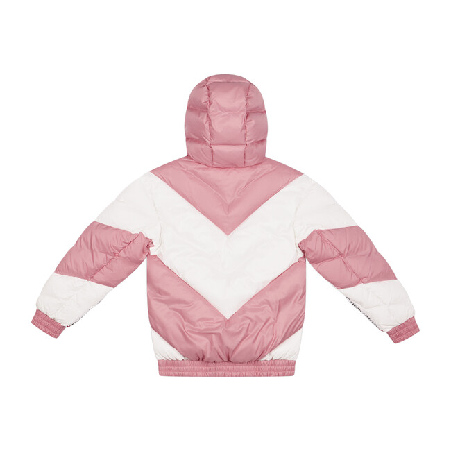 Kids Aspen Puffer, Pure Pink Chevron