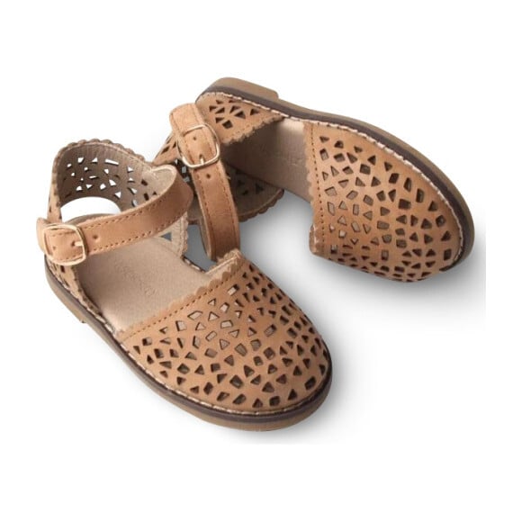 Leather Pocket Sandal, Sand