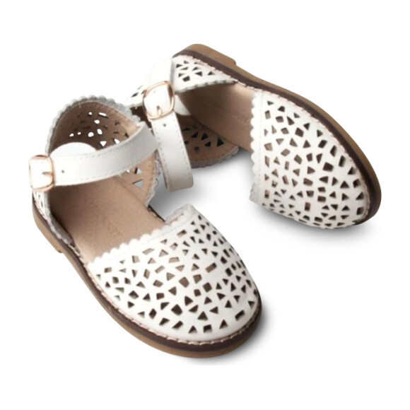Leather Pocket Sandal, Cotton