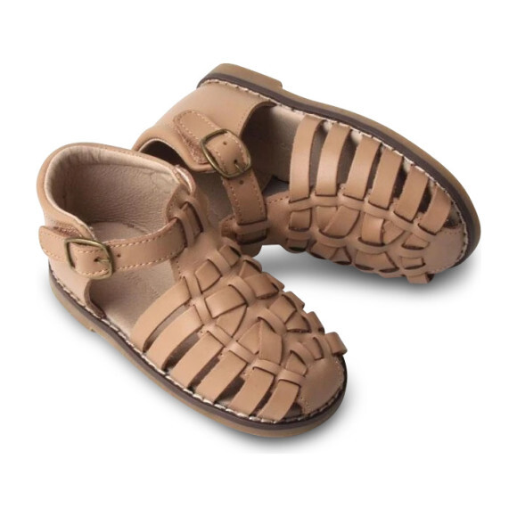 Leather Indie Sandal, Tan