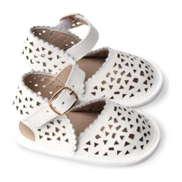 Leather Pocket Sandal, Cotton