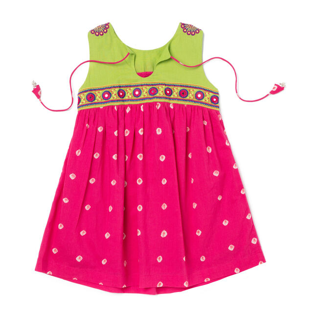 Kate Dress, Pink Polka Dot