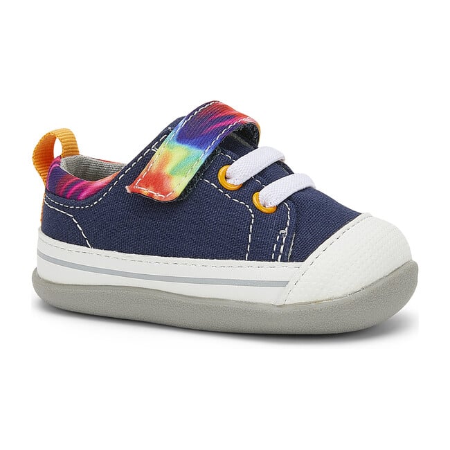 Stevie II First Walker, Navy & Tie Dye