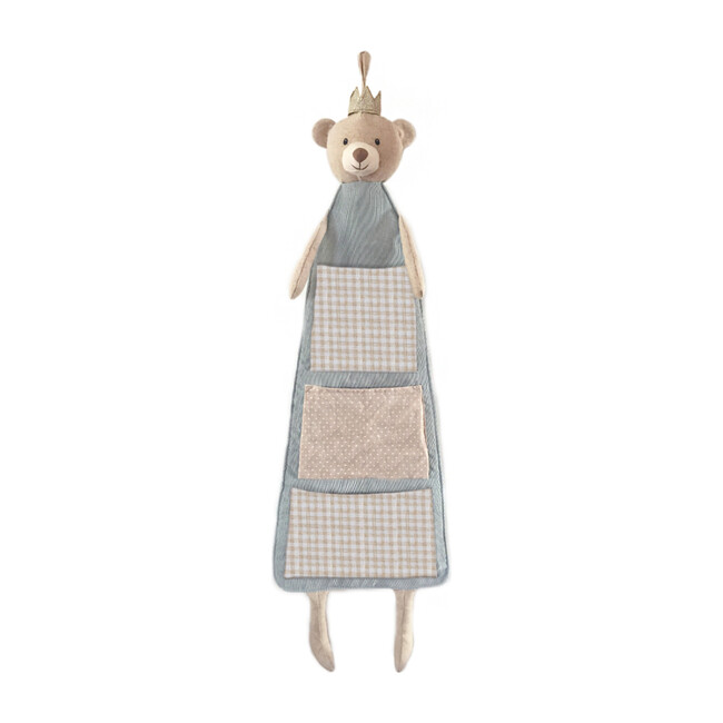 Prince Bear Hanging Fabric Organizer