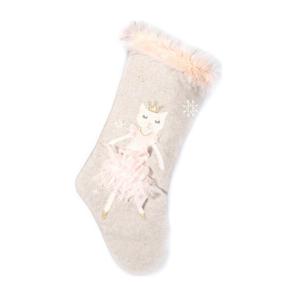 Kitty Ballerina Stocking - MON AMI Stockings & Tree Skirts | Maisonette