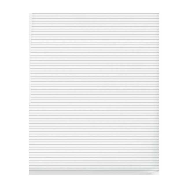 Organic Crib Sheet, Grey Stripes