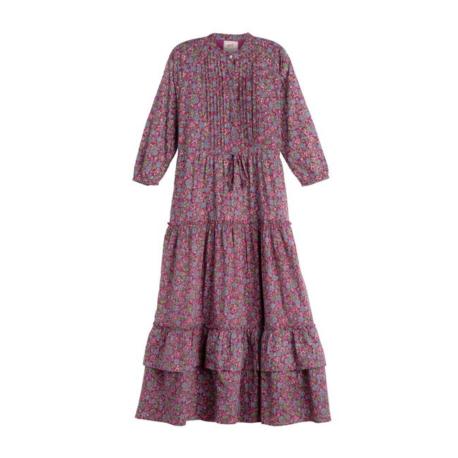 Women's Bazaar Dress, Hedgehog Boysenberry
