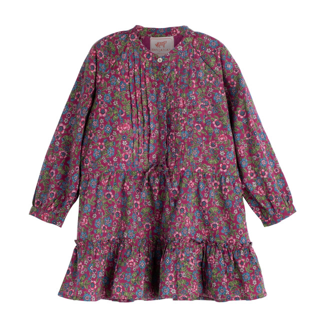 *Exclusive* Chota Bazaar Dress, Hedgehog Boysenberry