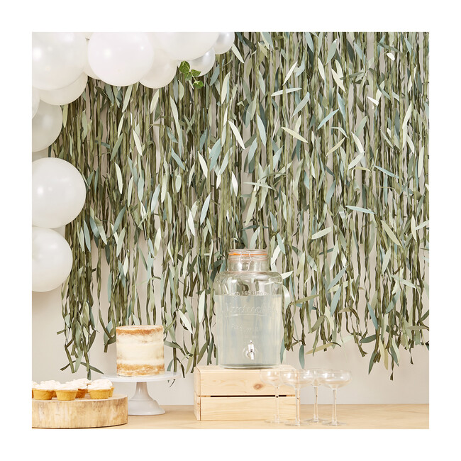 Leaf Ribbon Backdrop
