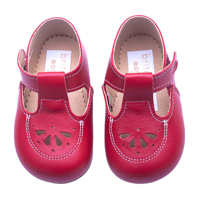 Robin British PreWalker Baby Shoe Pillar Box Red Baby Girl