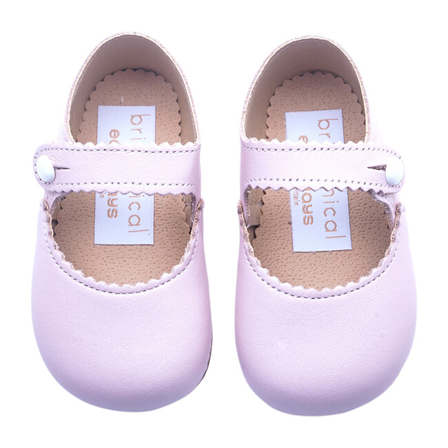 Emma British Pre-Walker Baby Girl Shoe - Blossom Pink