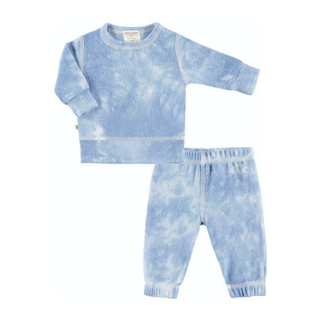Baby Tie Dye Loungewear Set, Blue