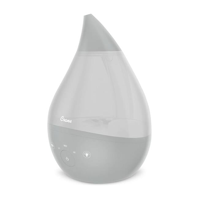 4 in 1 Top Fill 1 Gallon Cool Mist Humidifier Sound Machine, Grey