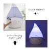 4 in 1 Top Fill 1 Gallon Cool Mist Humidifier Sound Machine, Clear & White - Humidifiers - 8