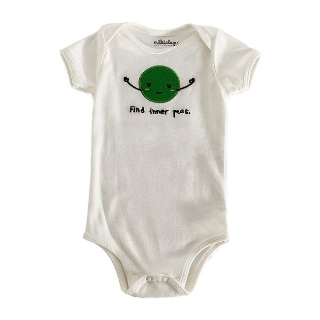 Inner Peas Bodysuit, White