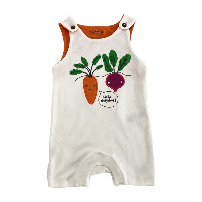 Hello Neighbor Romper, White